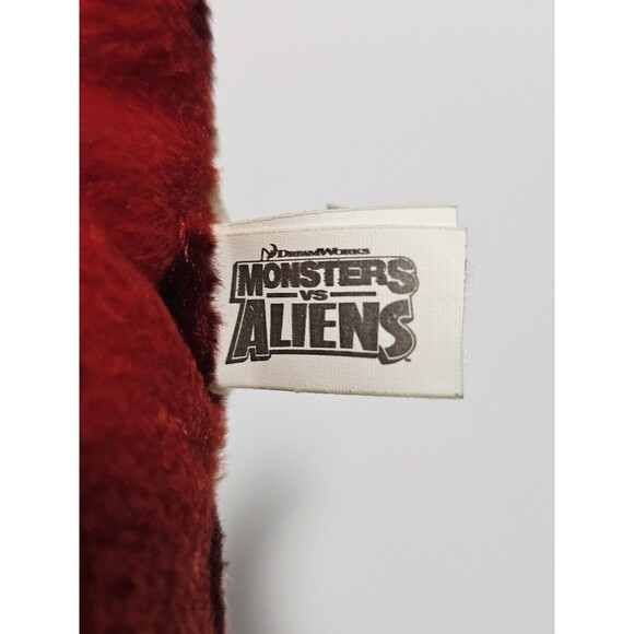 Dream Works Monsters Vs. Aliens Insectosaurus Plush 7" Red Stuffed Animal Toy - Picture 2 of 5
